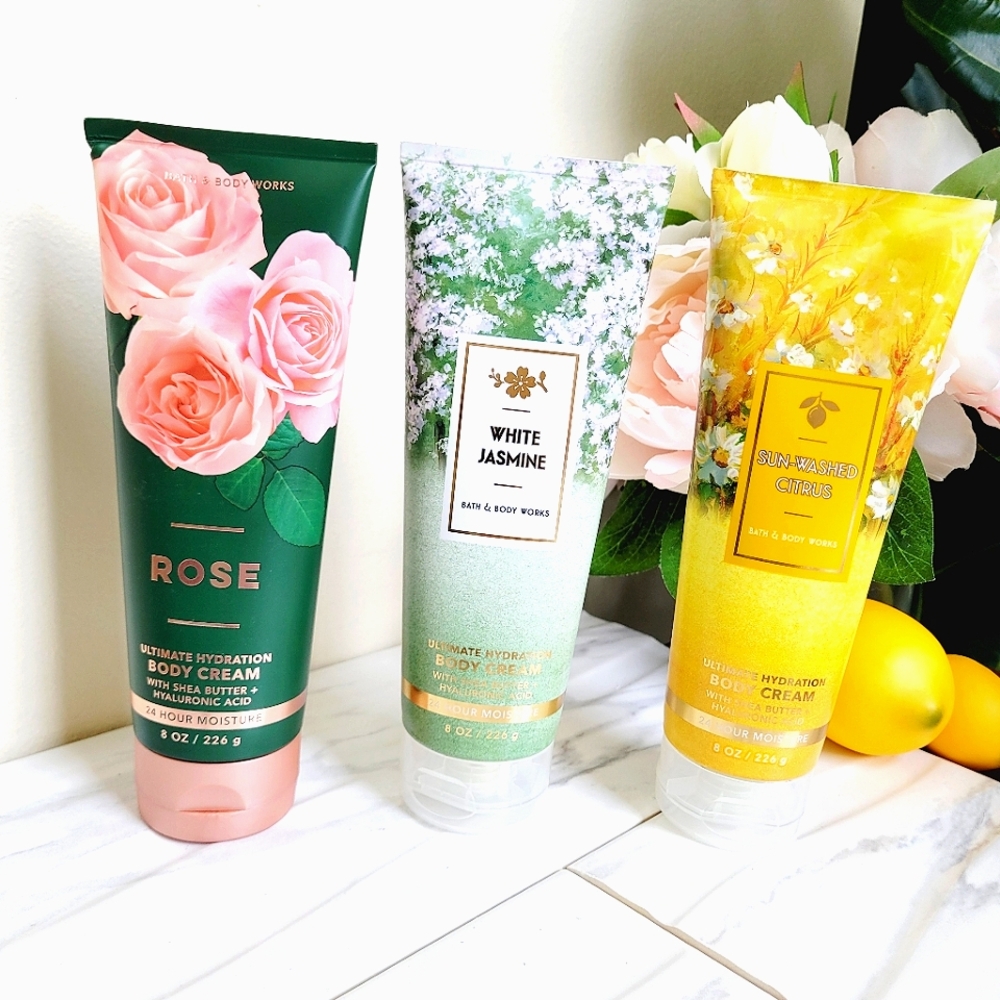 Bath & Body Works Body Cream Set of 3